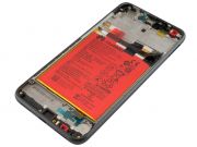 Pantalla Service Pack completa IPS negra con marco para Huawei P8 Lite (2017)